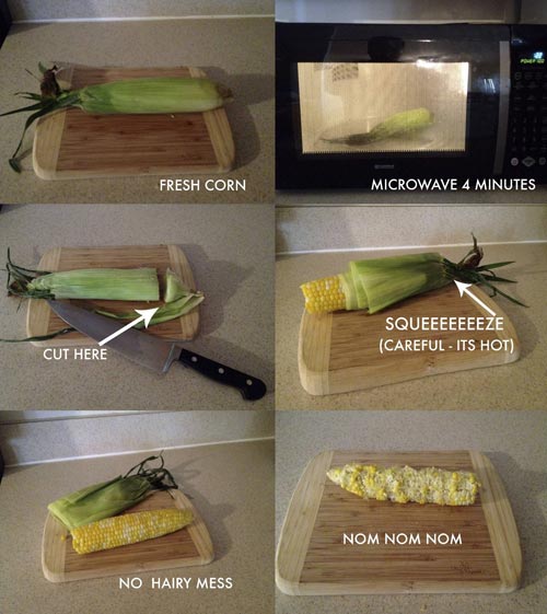 Microwave corn